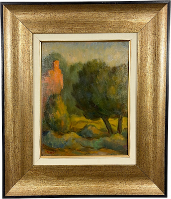 Salih Nuri Urallı imzalı tablo — Yağlı Boya, 32×25 cm, 18.000 TL müzayede satışı