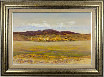 Yusuf Toprak imzalı tablo — Akrilik Boya, 40×60 cm, 35.000 TL müzayede satışı
