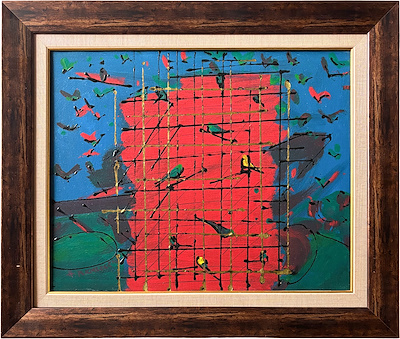 Hasan Pekmezci imzalı tablo — Akrilik Boya, 40×50 cm, 25.000 TL müzayede satışı