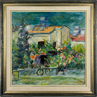 İsmail Altınok imzalı tablo — Yağlı Boya, 50×50 cm, 47.000 TL müzayede satışı