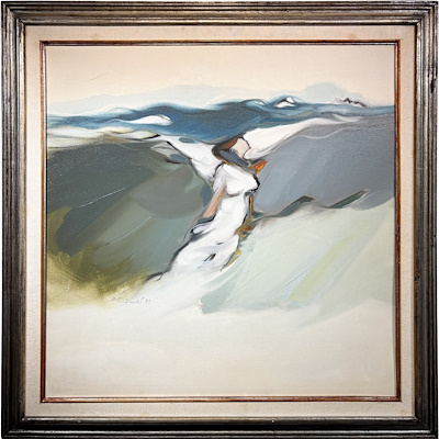 Ali Candaş imzalı tablo — Yağlı Boya, 70×70 cm, 70.000 TL müzayede satışı