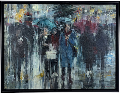 Mustafa Albayrak imzalı tablo — Akrilik Boya, 60×80 cm, 45.000 TL müzayede satışı