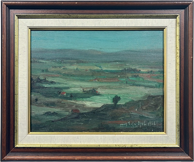Mustafa Özel imzalı tablo — Yağlı Boya, 26×34 cm, 6.500 TL müzayede satışı