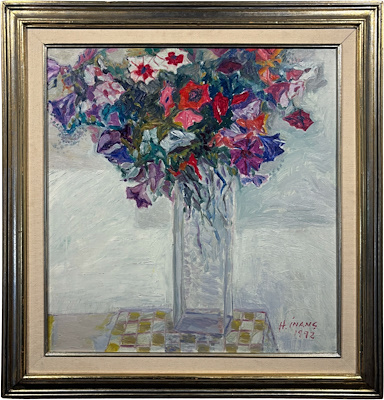 Hamza İnanç imzalı tablo — Yağlı Boya, 61×56 cm, 34.000 TL müzayede satışı