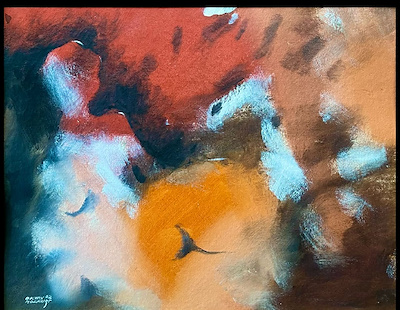 Oktay Bozkurt imzalı tablo — Yağlı Boya, 50×40 cm, 3.000 TL müzayede satışı