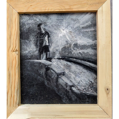 Harun Reşit Sargın imzalı tablo — Yağlı Boya, 25×30 cm, 1.000 TL müzayede satışı