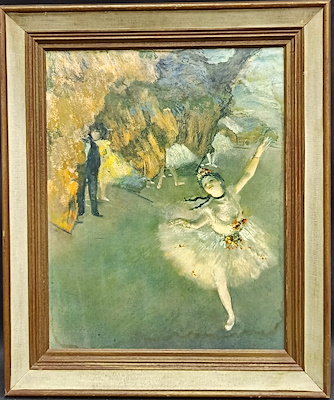 Edgar Degas imzalı tablo — Baskı, 51×61 cm, 1.200 TL müzayede satışı