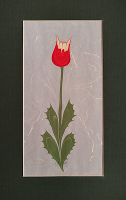 Tülin Gönültaş imzalı tablo — 21×32 cm, 500 TL müzayede satışı