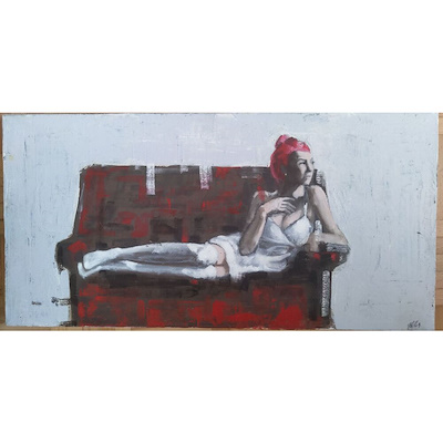 Harun Reşit Sargın imzalı tablo — Yağlı Boya, 29×59 cm, 1.400 TL müzayede satışı
