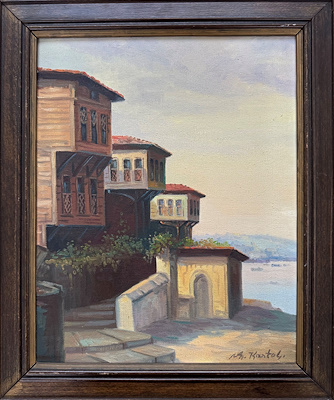Ali Kartal imzalı tablo — Yağlıboya, 44×36 cm, 8.500 TL müzayede satışı