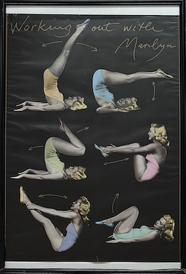 Marılyn Monroe Afiş imzalı tablo — 86×60 cm, 1.000 TL müzayede satışı