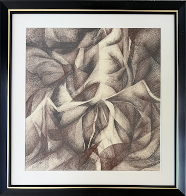 Deniz Bilgin imzalı tablo — Karışık Teknik, 45×45 cm, 350.000 TL müzayede satışı