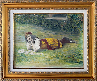 George Maksay Galatz imzalı tablo — Karışık Teknik, 48×38 cm, 10.000 TL müzayede satışı