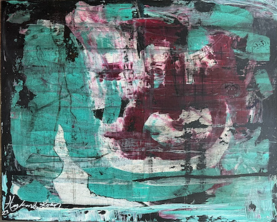 Haykanko Kokor imzalı tablo — Yağlıboya, 80×100 cm, 16.000 TL müzayede satışı