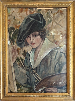 Nejdet Bilik imzalı tablo — Yağlıboya, 40×28 cm, 10.000 TL müzayede satışı