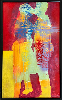 Tosun Bayrak imzalı tablo — Baskı, 76×46 cm, 450.000 TL müzayede satışı