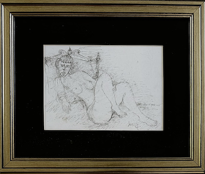 Memiş Aslan imzalı tablo — 14.5×20 cm, 1.200 TL müzayede satışı