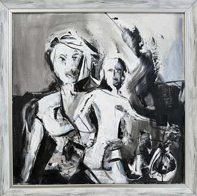 Gürcan Öner imzalı tablo — Yağlı Boya, 40×40 cm, 2.750 TL müzayede satışı