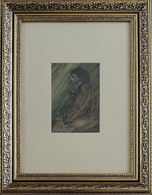 Ender Dandul imzalı tablo — Karışık Teknik, 17×12 cm, 1.100 TL müzayede satışı