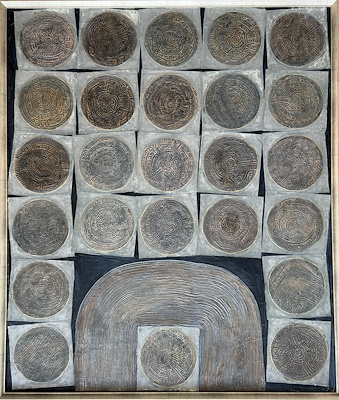 Hamdi Eser imzalı tablo — Karışık Teknik, 117×99 cm, 25.000 TL müzayede satışı