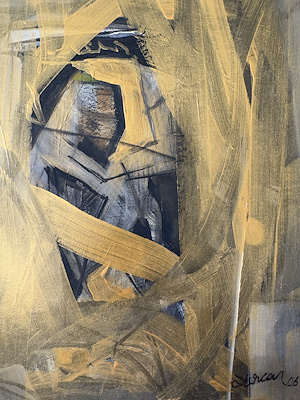 Gürcan Öner imzalı tablo — Yağlı Boya, 35×25 cm, 1.800 TL müzayede satışı