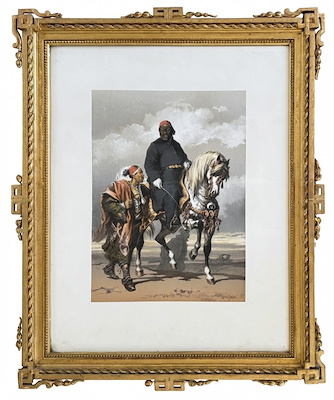 Amedeo Preziosi imzalı tablo — Baskı, 36×26 cm, 10.000 TL müzayede satışı