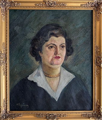 Nurettin Ergüven imzalı tablo — Yağlı Boya, 60×50 cm, 17.000 TL müzayede satışı