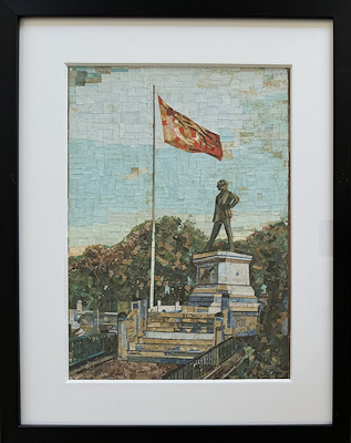 Kenan Değerli imzalı tablo — Karışık Teknik, 33×24 cm, 4.250 TL müzayede satışı