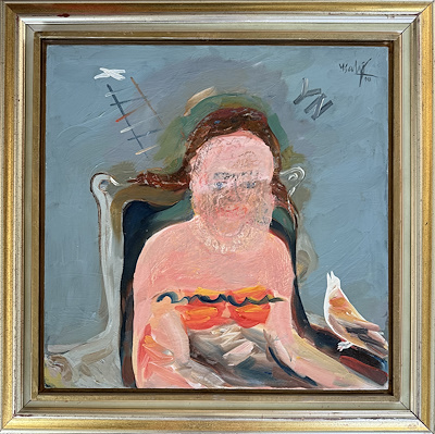 Prof.dr.yaşar Sami Gökgöz imzalı tablo — Yağlı Boya, 55×55 cm, 27.500 TL müzayede satışı