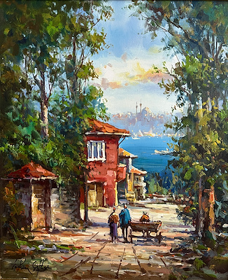 İrfan Çiftçi imzalı tablo — Yağlı Boya, 60×50 cm, 9.000 TL müzayede satışı