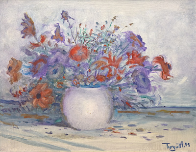 Turgut Atalay imzalı tablo — Yağlı Boya, 40×50 cm, 75.000 TL müzayede satışı