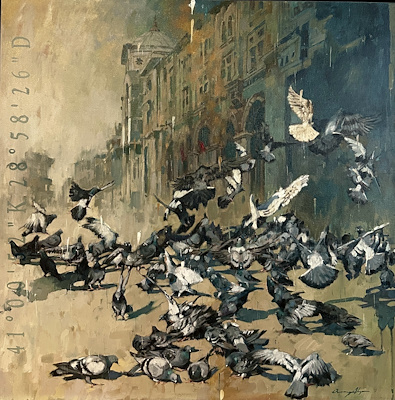 Osman Akça imzalı tablo — Yağlı Boya, 70×70 cm, 65.000 TL müzayede satışı