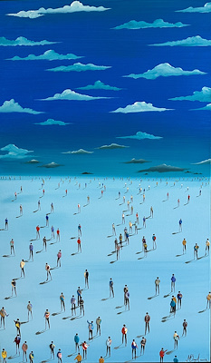 Muhammed Özgül imzalı tablo — Yağlı Boya, 100×60 cm, 27.500 TL müzayede satışı