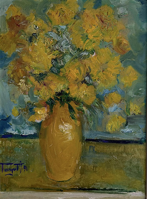 Turgut Atalay imzalı tablo — Yağlı Boya, 40×30 cm, 75.000 TL müzayede satışı