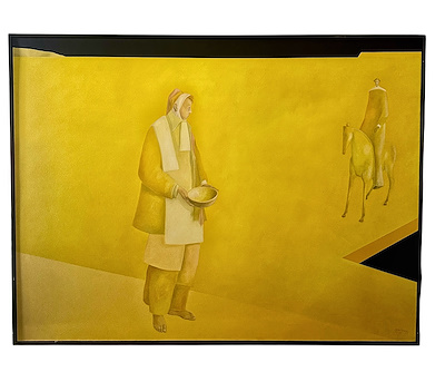 Feyyaz İnanç imzalı tablo — Yağlı Boya, 120×160 cm, 65.000 TL müzayede satışı