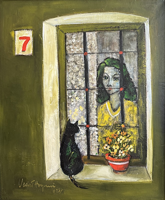 Vedat Hazneci imzalı tablo — Yağlı Boya, 60×50 cm, 20.000 TL müzayede satışı