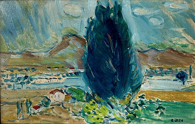 Eşref Üren imzalı tablo — Yağlı Boya, 33×50 cm, 130.000 TL müzayede satışı