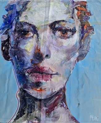 İrfan Yavru imzalı tablo — Akrilik Boya, 130×122 cm, 8.000 TL müzayede satışı