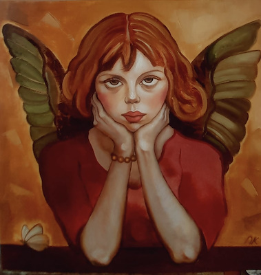 Nilüfer Kurtcebe imzalı tablo — Yağlı Boya, 40×40 cm, 6.000 TL müzayede satışı