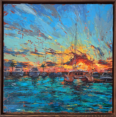 Onur Arıkan imzalı tablo — Yağlı Boya, 80×80 cm, 75.000 TL müzayede satışı