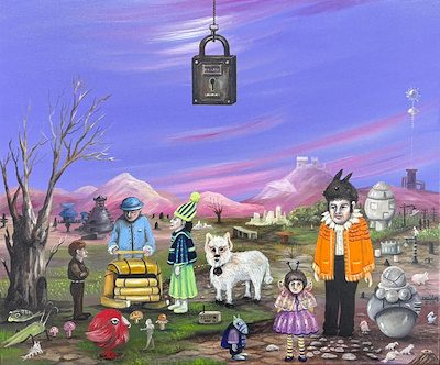 Neslihan imzalı tablo — Yağlı Boya, 50×60 cm, 25.000 TL müzayede satışı