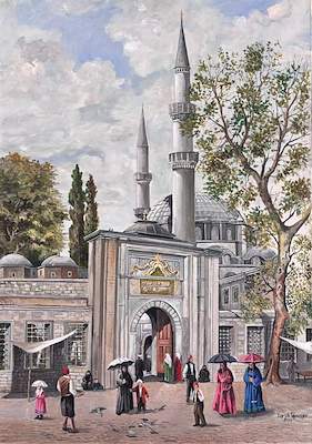 Faruk Günayer imzalı tablo — Yağlı Boya, 70×50 cm, 12.000 TL müzayede satışı