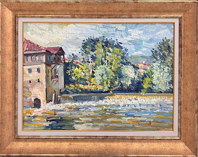 Teymur Ağalıoğlu imzalı tablo — Yağlı Boya, 50×70 cm, 35.000 TL müzayede satışı