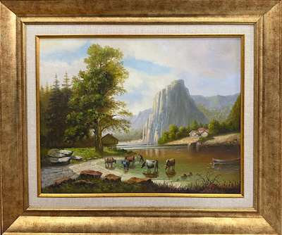 Kubilay Can imzalı tablo — Yağlı Boya, 35×45 cm, 20.000 TL müzayede satışı