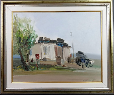 Basri Erdem imzalı tablo — Yağlı Boya, 40×50 cm, 8.000 TL müzayede satışı
