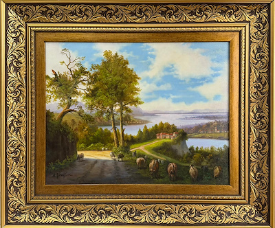 Ahmet Birol Can imzalı tablo — Yağlı Boya, 35×45 cm, 20.000 TL müzayede satışı