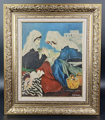 Turgut Zaim imzalı tablo — Yağlı Boya, 37.5×30.5 cm, 200.000 TL müzayede satışı