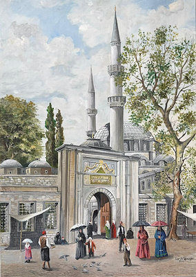 Faruk Günayer imzalı tablo — Yağlı Boya, 50×70 cm, 11.000 TL müzayede satışı