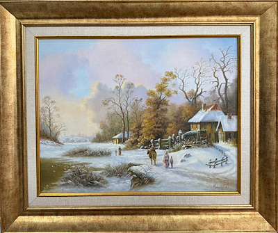 Kubilay Can imzalı tablo — Yağlı Boya, 35×45 cm, 14.000 TL müzayede satışı
