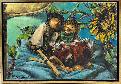 Rıza Kuruüzümcü imzalı tablo — Yağlı Boya, 40×60 cm, 25.000 TL müzayede satışı
